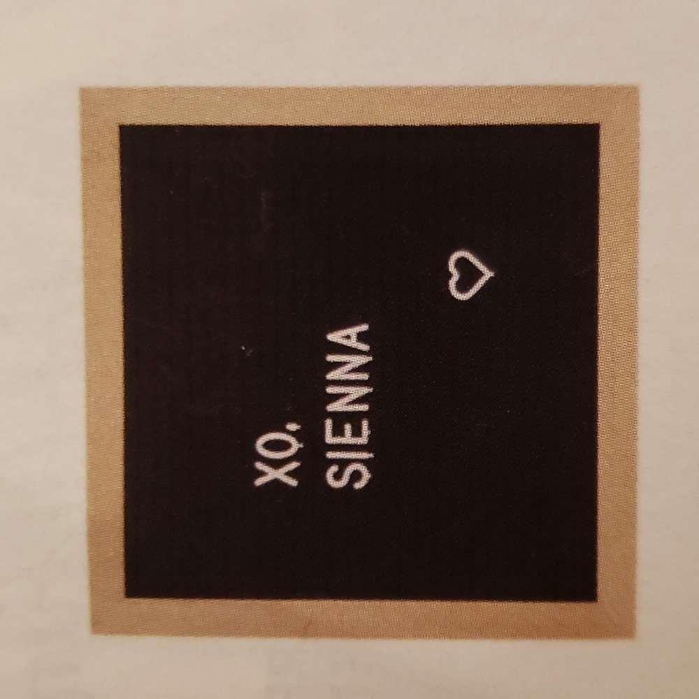 Felt message board new in box.